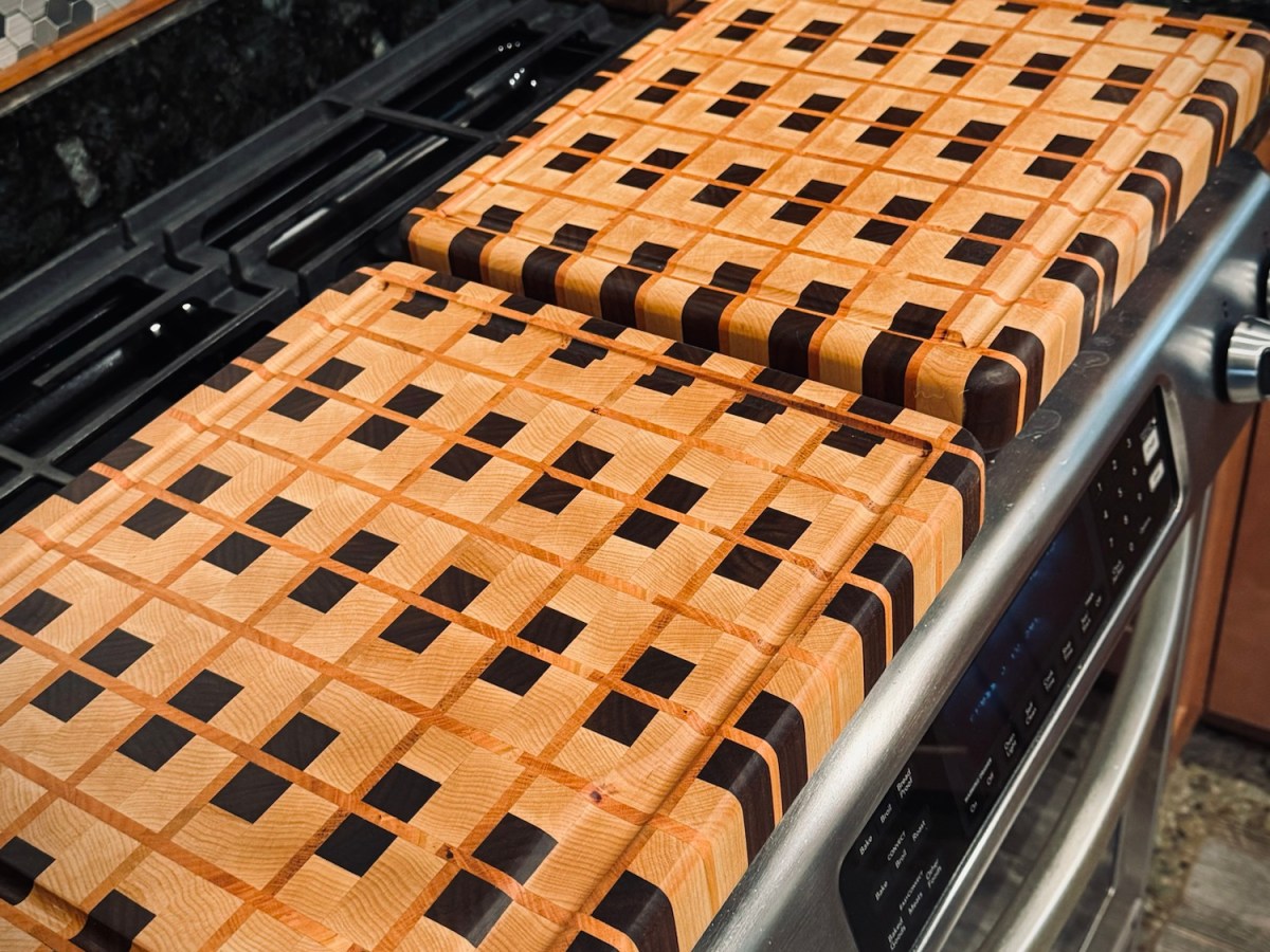 Pattern End Grain Cutting&nbsp;Board