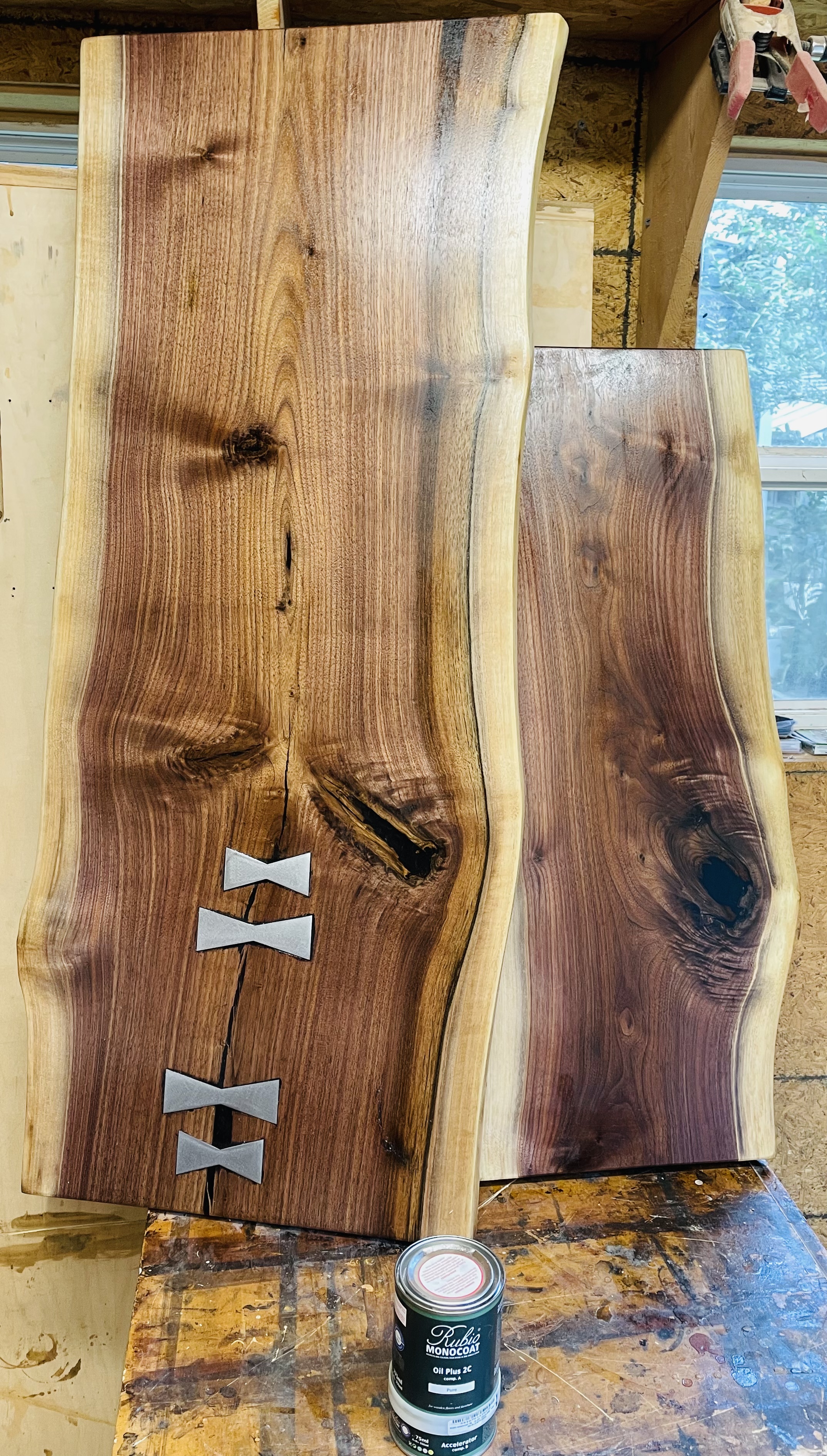 bow ties for wood slabs