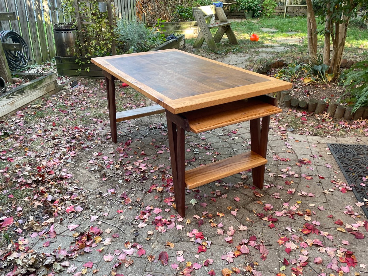 Modern Walnut Oak&nbsp;Desk